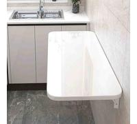 Table flottante murale pliante pour petits espaces - Table pliante pour buanderie, cuisine et salle à manger Solution peu encombrante