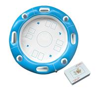 Table flottante pour piscine et spa - Accessoires avec porte-gobelets et decks pour adultes par temps chaud - Table flottante pour piscine et spa - Support pour boissons J