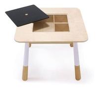 Table Forêt bois naturel - blanc Marron G