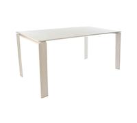 Kartell Table Four - blanc - blanc - rectangulaire, 158 x 79 cm