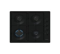 Table gaz inox, 60 cm, SER2, 4 brûleurs, Fonte avec pieds en caoutchouc BOSCH - PBP6B6K80