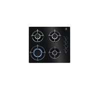 Electrolux KGG6407K - Table de cuisson au gaz - 4 plaques de cuisson - Niche - largeur : 55 cm - profondeur : 47 cm - noir Noir, Noir G