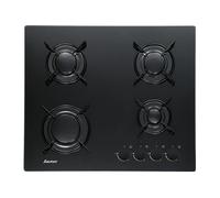 Sauter Table de cuisson gaz SPG3465B 60 cm 4 feux Noir intégré