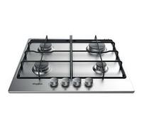 Whirlpool TGML 650 IX Acier inoxydable Intégré 58 cm Gaz 4 zone(s)