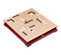 Philos-Spiele – Set de Go en bois avec tiroirs 50 x 44 cm