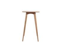 Table haute carrée frêne l60 cm baltik