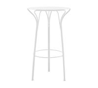 KARTELL table haute pour l'extérieur HIRAY (Blanc - Acier verni)