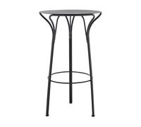 KARTELL table haute pour l'extérieur HIRAY (Noir - Acier verni)