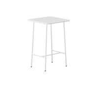Table haute de jardin L.70 cm en métal - Blanc - MIRMANDE de MYLIA Blanc