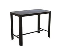 - Table haute d'extérieur en aluminium Eos 140 cm