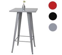 Table Haute Hwc-A73, Métal, Design Industriel 105x60x60cm Gris Multicolore