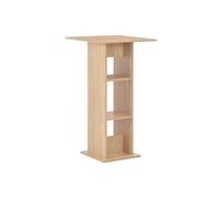 Table haute mange debout bar bistrot 110 cm chêne beige