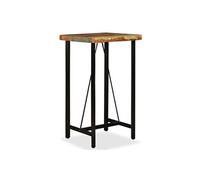 Table haute mange debout bar bistrot bois de récupération massif 107 cm