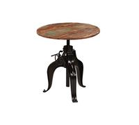 Table haute mange debout bar bistrot bois de récupération massif 75 cm