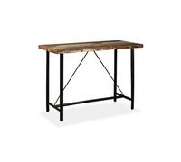 Table haute mange debout bar bistrot bois massif de récupération 150 cm