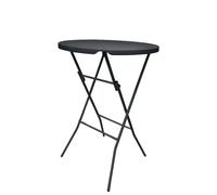 Table haute pliante WERKA PRO Ø80 cm grise