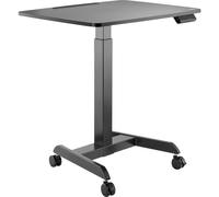Table haute SpeaKa Professional SP-9957420 Plage daltitude: 78 à 1.28 m (l x P) 80 cm x 60 cm noir réglable en hauteur