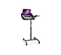 Table haute/Support ordinateur portable à rouleaux VM-SL noir