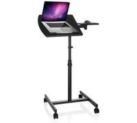 Table haute/Support ordinateur portable à rouleaux VM-SL noir