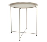 Table - Home Deco Factory - Sienna - Beige - H50 X L47 X P47 Cm