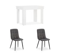 Table homestyle4u blanc