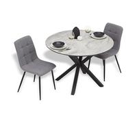 Table homestyle4u gris