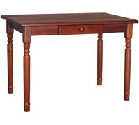 Table II avec tiroir en pin massif couleur Calvados 120 x 70 cm