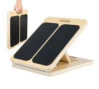 Table inclinée pour mollets en bois, table réglable pour exercices d'étirement et d'équilibre | Repose-forme inclinée pour étirement des jambes et des mollets, réhabilitation, équilibre du corps,