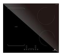 Continental Edison Table à induction CETI4ZFLEX3 - 4 zones Flex 7200 W 4 boosters - noir