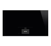 Table induction 90 cm, full zone jusqu'à 6 casseroles, écran TFT 7" , commandes tactiles, 17 niveaux de puissance, 6 boosters, 6 minuteries, Maintien au chaud, Détection automatique des casseroles ave