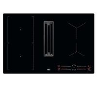 Plaque induction encastrable AEG Série 6000 Bridge with extractor CCE84543CB 7350 W Noir Noir G