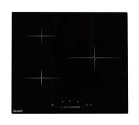 BELDEKO Plaque Induction 3 Foyers Slider avec Minuterie - Booster - 1 grand feu de 280 mm
