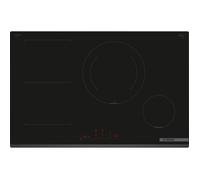 Table induction grande largeur BOSCH - 4 foyers - L80 x P52 cm - PVS831HC1E