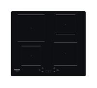 HOTPOINT - HQ5660SNE - Table de cuisson induction - 4 foyers - 7200W - L60 cm - Rêvetement verre noir