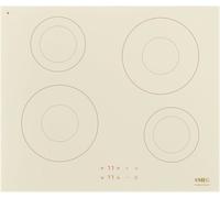 Plaque de cuisson induction 4 foyers - coloris crème - l.60 x P.51,5 x H.5,6 cm - Smeg SI2641DP