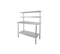 Vogue Table en acier inoxydable 1500 x 1800 x 600 mm