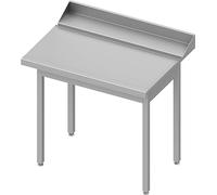 Table Inox de Déchargement pour Lave Vaisselle à Capot - Raccordement Droite - Stalgast