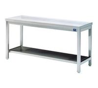 Table Inox de Travail avec Étagère Gamme 600 Virtus 1 G