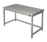 Table Inox de Travail sans Etagère et sans Dosseret Gamme 700 mm Virtus 1 G
