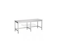 Table Inox Professionnelle Sans Sous Tablette - Gamme 800 - - 2800x800