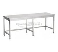 Table Inox Professionnelle Sans Sous Tablette - Gamme 800 - Combisteel - 2200x800 inox G