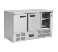 Table inox réfrigérée positive 368 Litres, 3 portes, 235 W, 220 V - MONO