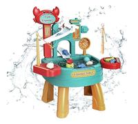 Table Jeux D'Eau Extérieure - Jouet Sensoriel Pour Piscine,Table aquatique sensorielle été - pour Garçons Filles Préscolaires Jardin Terrasse Plage Camping Crèche Maison Salle de Bain Salle Jeux Vacan