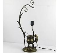 Table Lamp Base Replacement, Only for 8 inch Stained Glass Lampshades, Pole Height 24 inch Resin Mouse Steal Oil Lamp Base