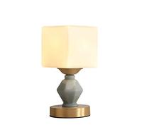 Table Lamp Ceramic Table Lamp Vintage Painted Lamp Body Pleated Lampshade Villa Garden Lamp Lighting Table Lamp
