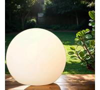 Table Lampe Sphérique Rond Ø 30 CM Blanc Incl. E27 LED 2700 K Câble Interrupteur