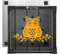 Table laser en nid d'abeille 300 x 300 x 22 mm pour machine à graver laser CO2, table en nid d'abeille avec plaque en aluminium et matériaux de gravure (dimensions disponibles : 250 x 250 mm)