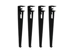 Table Leg Supports Designed DIY Consoles Non Perforated Design Protect Tabletop Include Floor Protector Suitable Coffee Table Workbenches(71cm/Black)