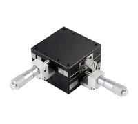 Table linéaire de remplacement, axe XY 60 x 60 mm, LGY-60C LR, table coulissante manuelle, roulement à billes, rouleau en acier, micromètre de précision(LGY60-C)