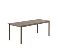 Table Linear en Acier 200 x 75 cm Taupe